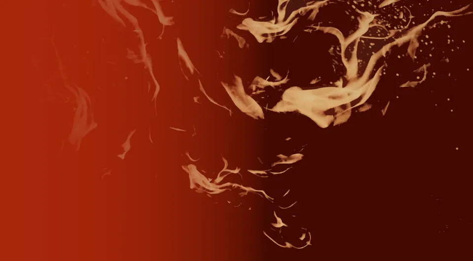 Red flame background